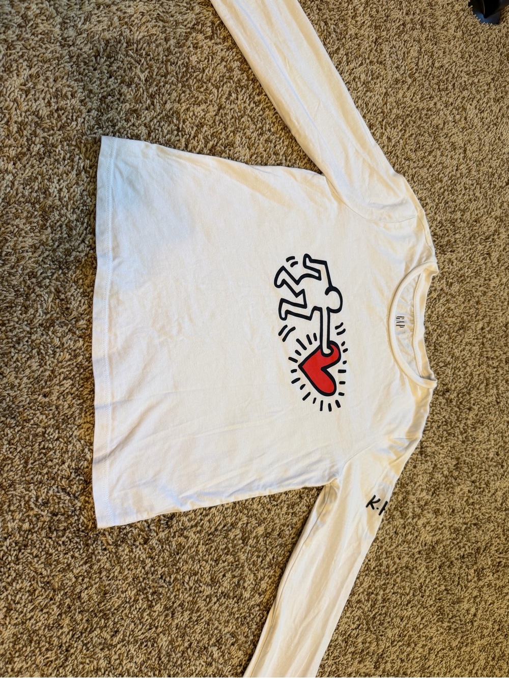 Keith Haring Gap women t shirt size xs